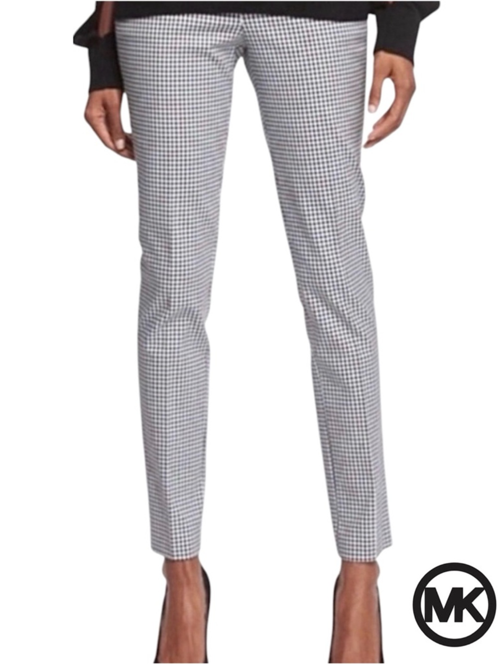 Michael Kors Gingham Stretch Capris